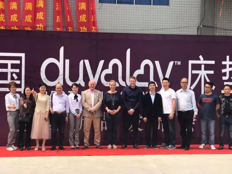 Duvalay on trip to China